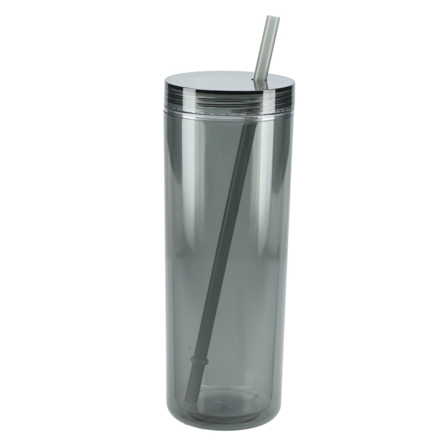 Chroma Recycled Acrylic Straw Tumbler 16oz - Etchified - GearOne - SM-6020BK