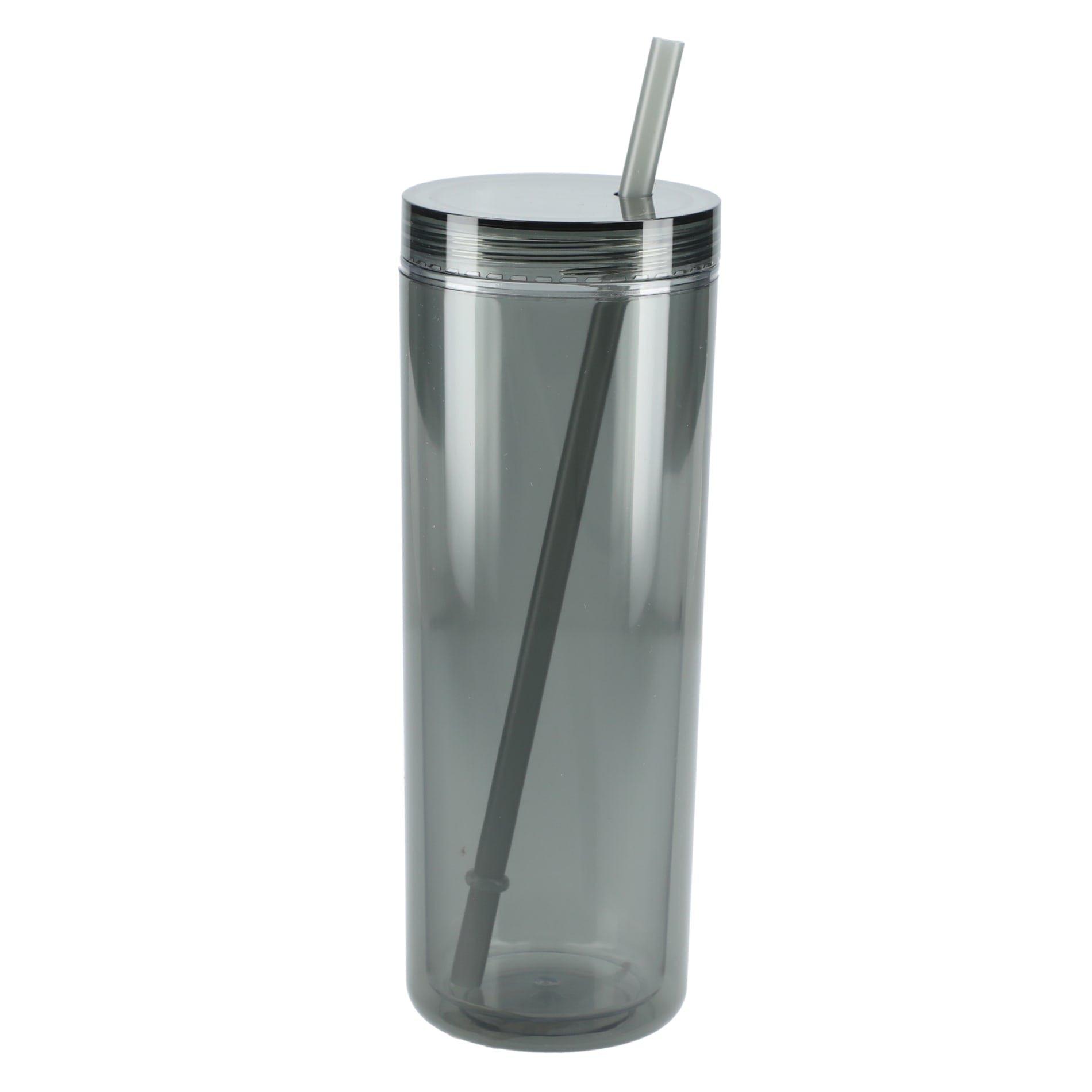 Chroma Recycled Acrylic Straw Tumbler 16oz - Etchified - GearOne - SM-6020BK