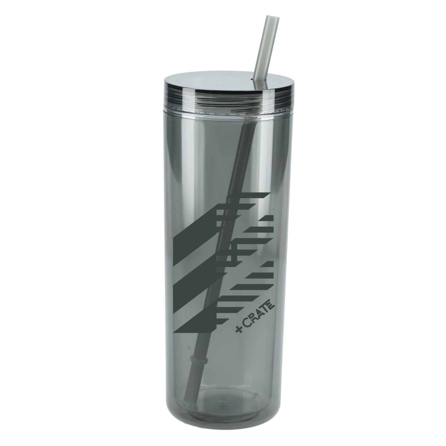 Chroma Recycled Acrylic Straw Tumbler 16oz - Etchified - GearOne - SM-6020BK