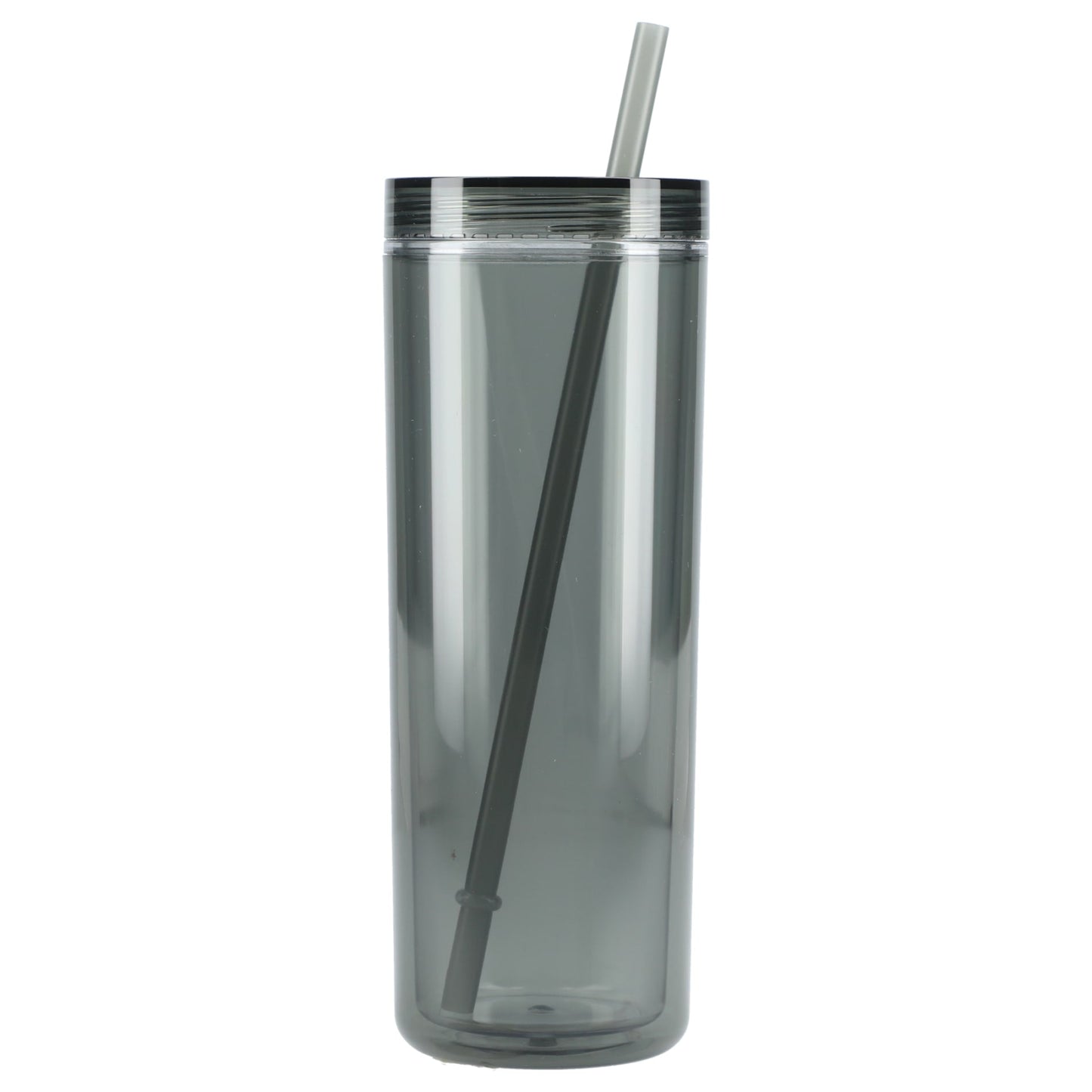Chroma Recycled Acrylic Straw Tumbler 16oz - Etchified - GearOne - SM-6020BK