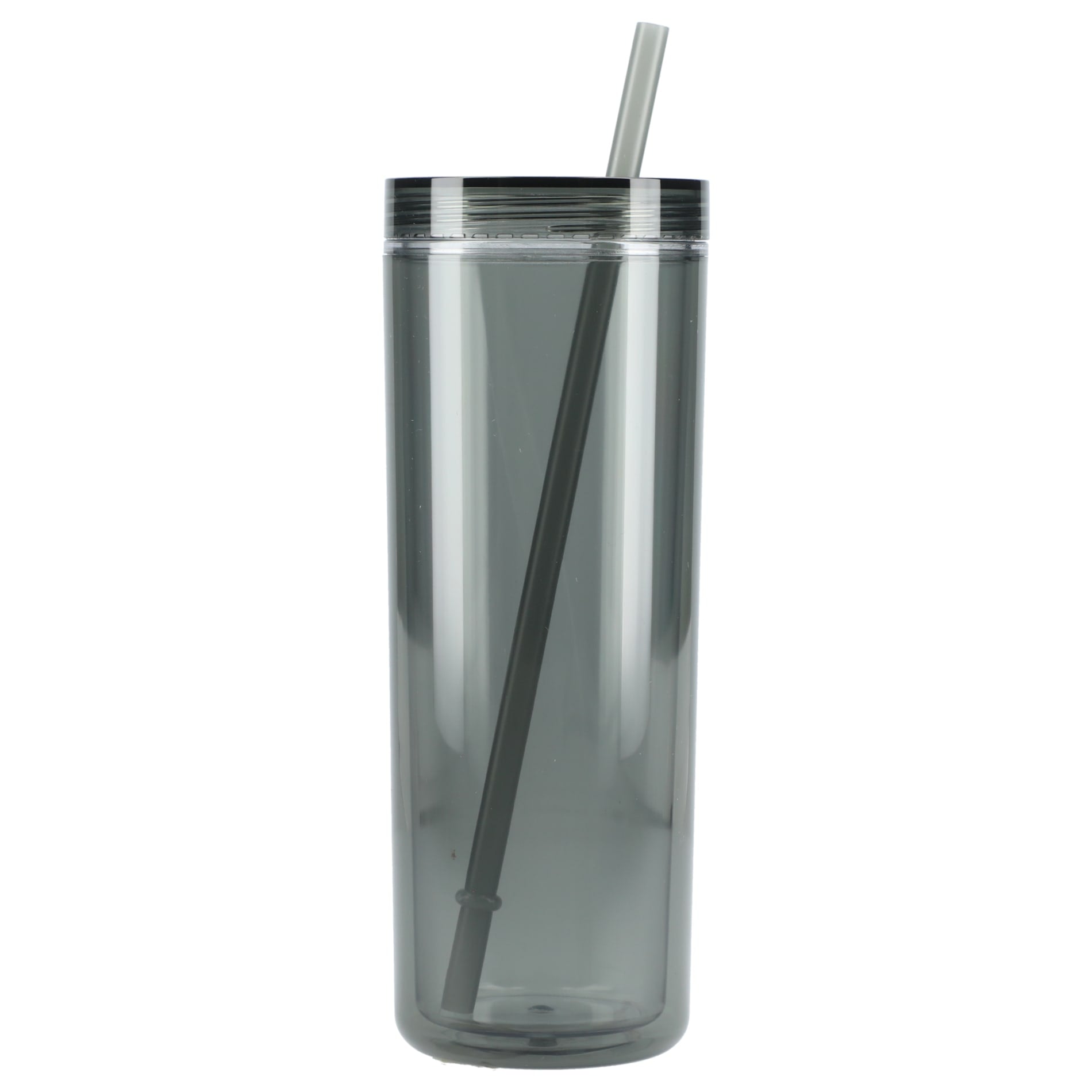 Chroma Recycled Acrylic Straw Tumbler 16oz - Etchified - GearOne - SM-6020BK
