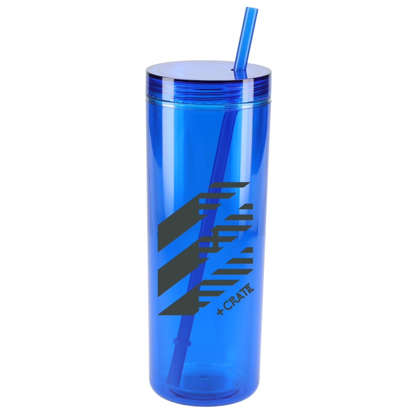 Chroma Recycled Acrylic Straw Tumbler 16oz - Etchified - GearOne - SM-6020BL