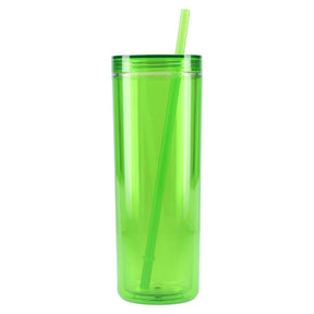 Chroma Recycled Acrylic Straw Tumbler 16oz - Etchified - GearOne - SM-6020CL