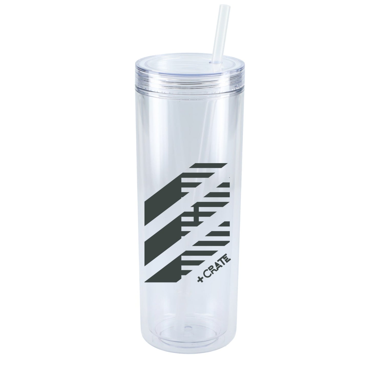 Chroma Recycled Acrylic Straw Tumbler 16oz - Etchified - GearOne - SM-6020CL