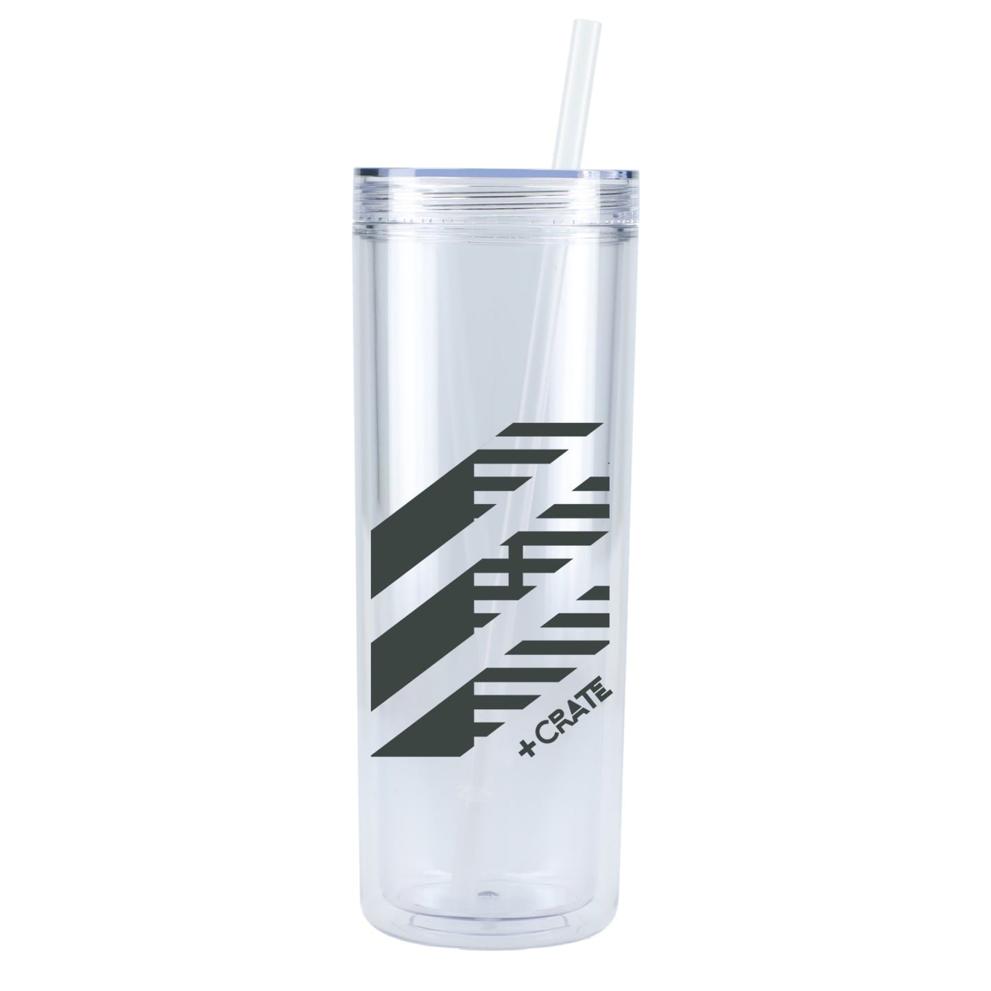 Chroma Recycled Acrylic Straw Tumbler 16oz - Etchified - GearOne - SM-6020CL