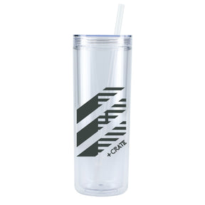 Chroma Recycled Acrylic Straw Tumbler 16oz - Etchified - GearOne - SM-6020CL