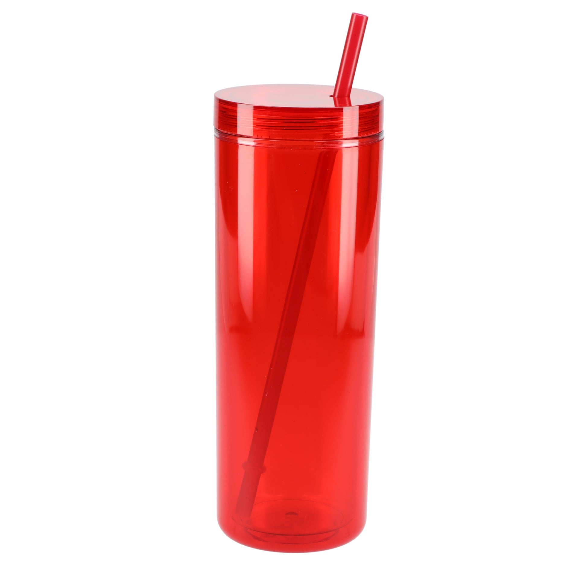 Chroma Recycled Acrylic Straw Tumbler 16oz - Etchified - GearOne - SM-6020OR