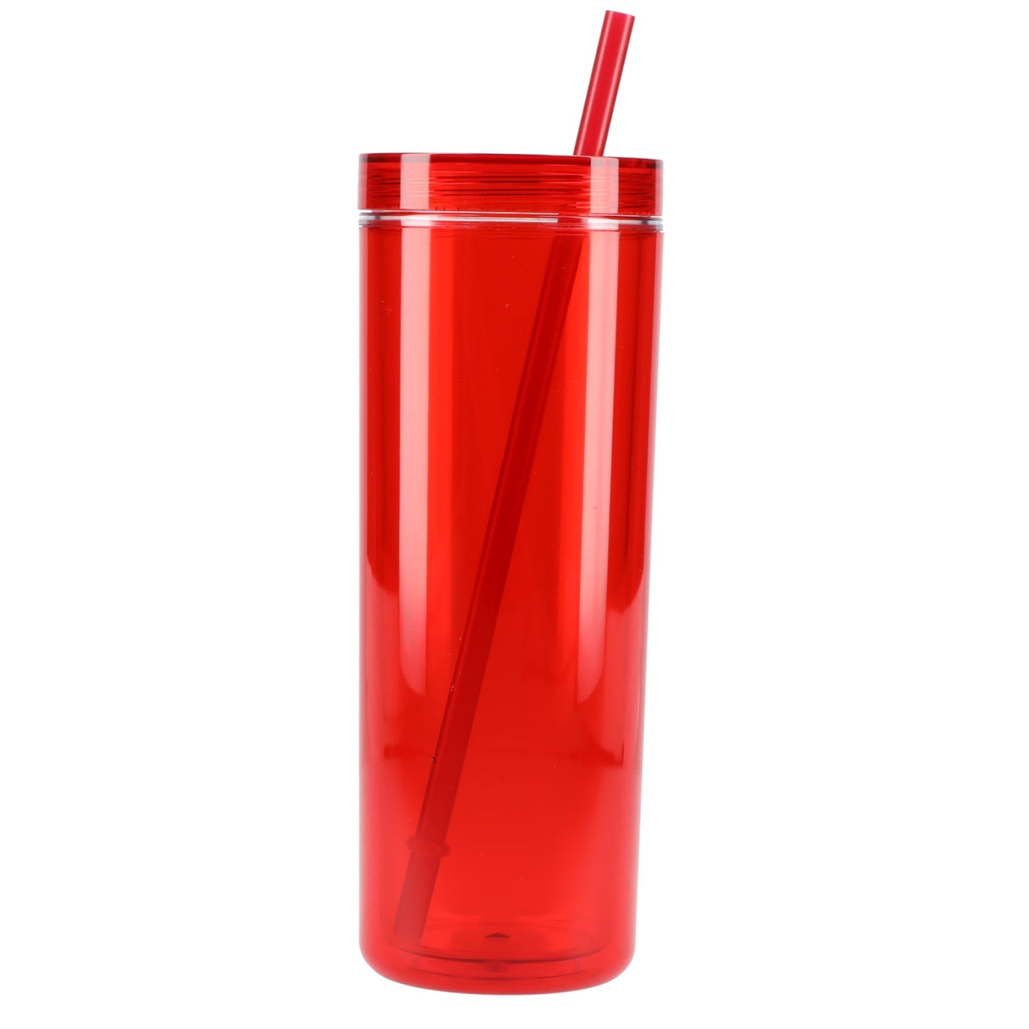 Chroma Recycled Acrylic Straw Tumbler 16oz - Etchified - GearOne - SM-6020OR