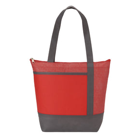 Chrome Non - Woven 9 Can Lunch Cooler - Etchified - Etchified - SM-5819RD
