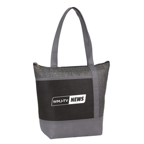 Chrome Non - Woven 9 Can Lunch Cooler - Etchified - Etchified - SM-5819RD