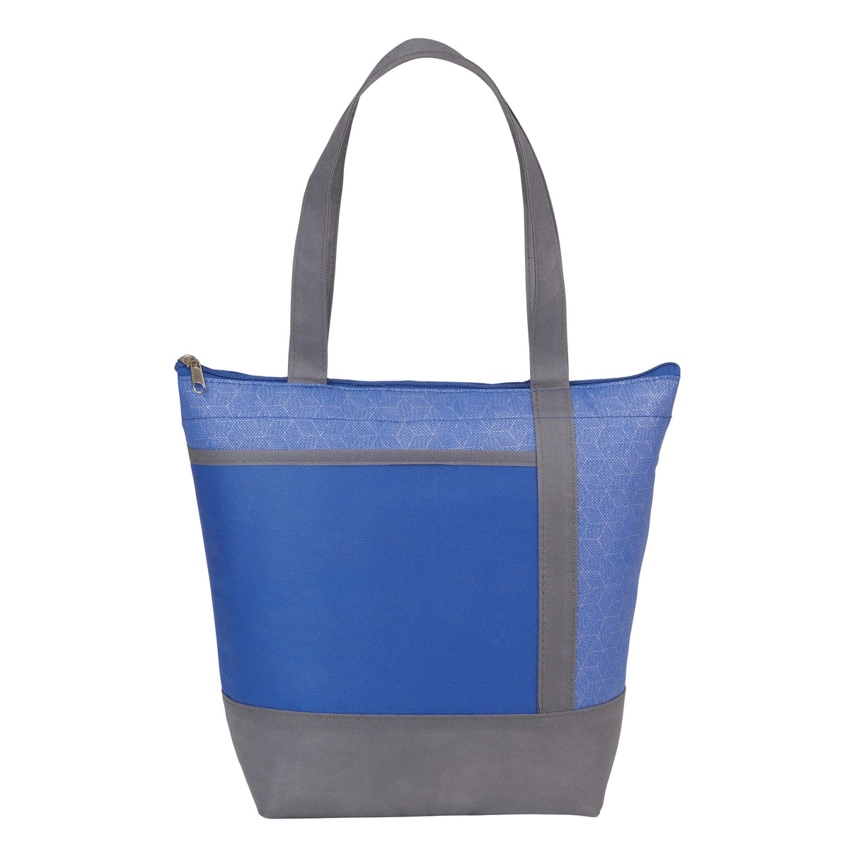 Chrome Non - Woven 9 Can Lunch Cooler - Etchified - Etchified - SM-5819RD