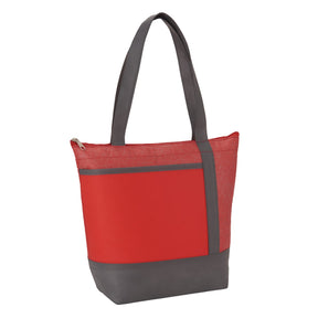 Chrome Non - Woven 9 Can Lunch Cooler - Etchified - Etchified - SM-5819RD