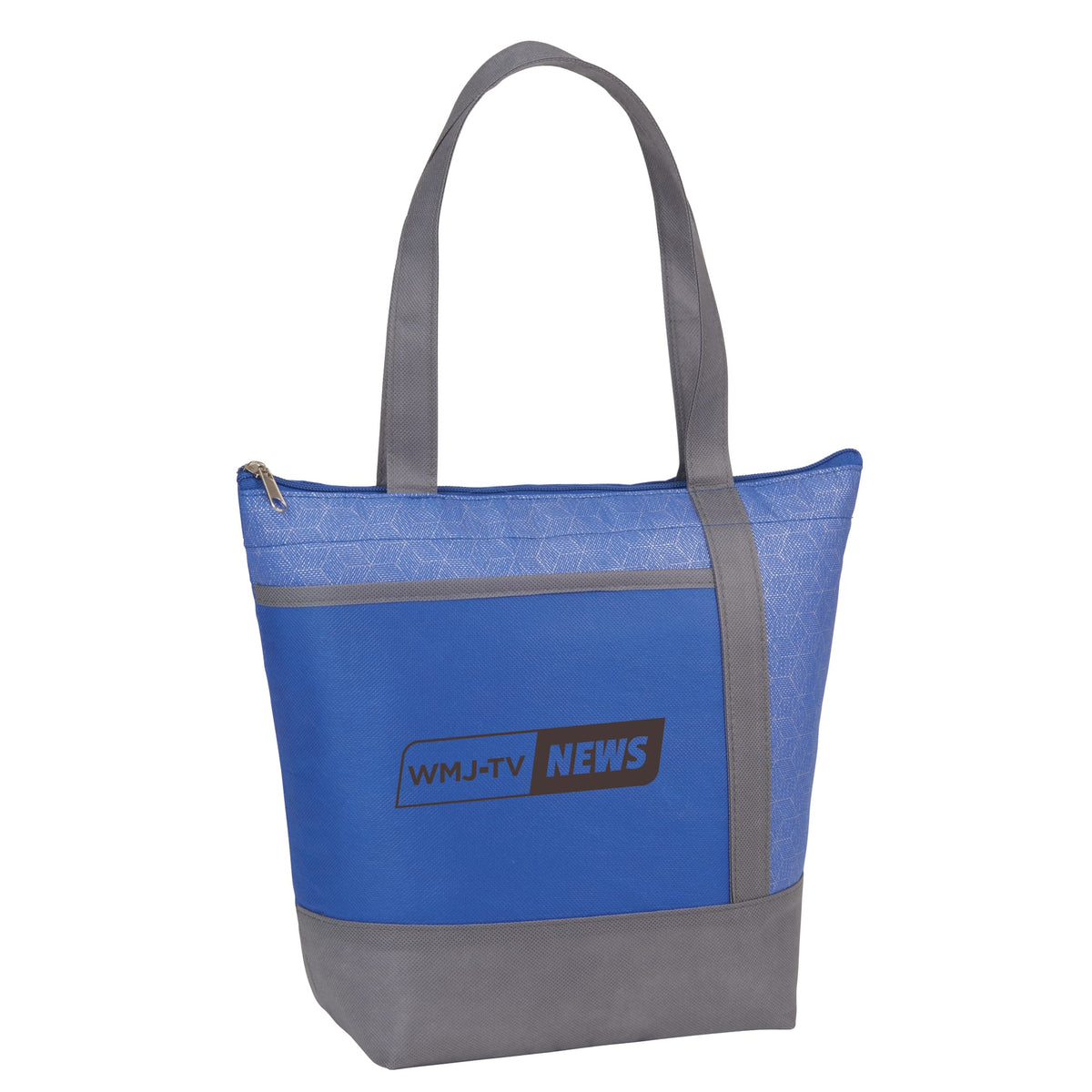 Chrome Non - Woven 9 Can Lunch Cooler - Etchified - Etchified - SM-5819RD