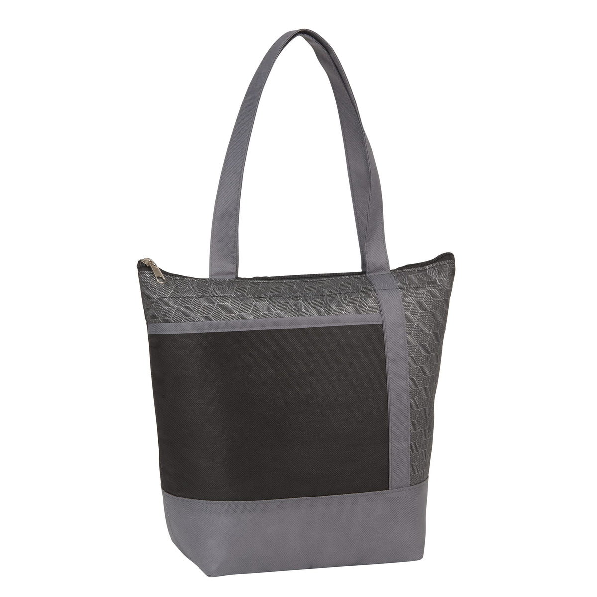 Chrome Non - Woven 9 Can Lunch Cooler - Etchified - Etchified - SM-5819RD
