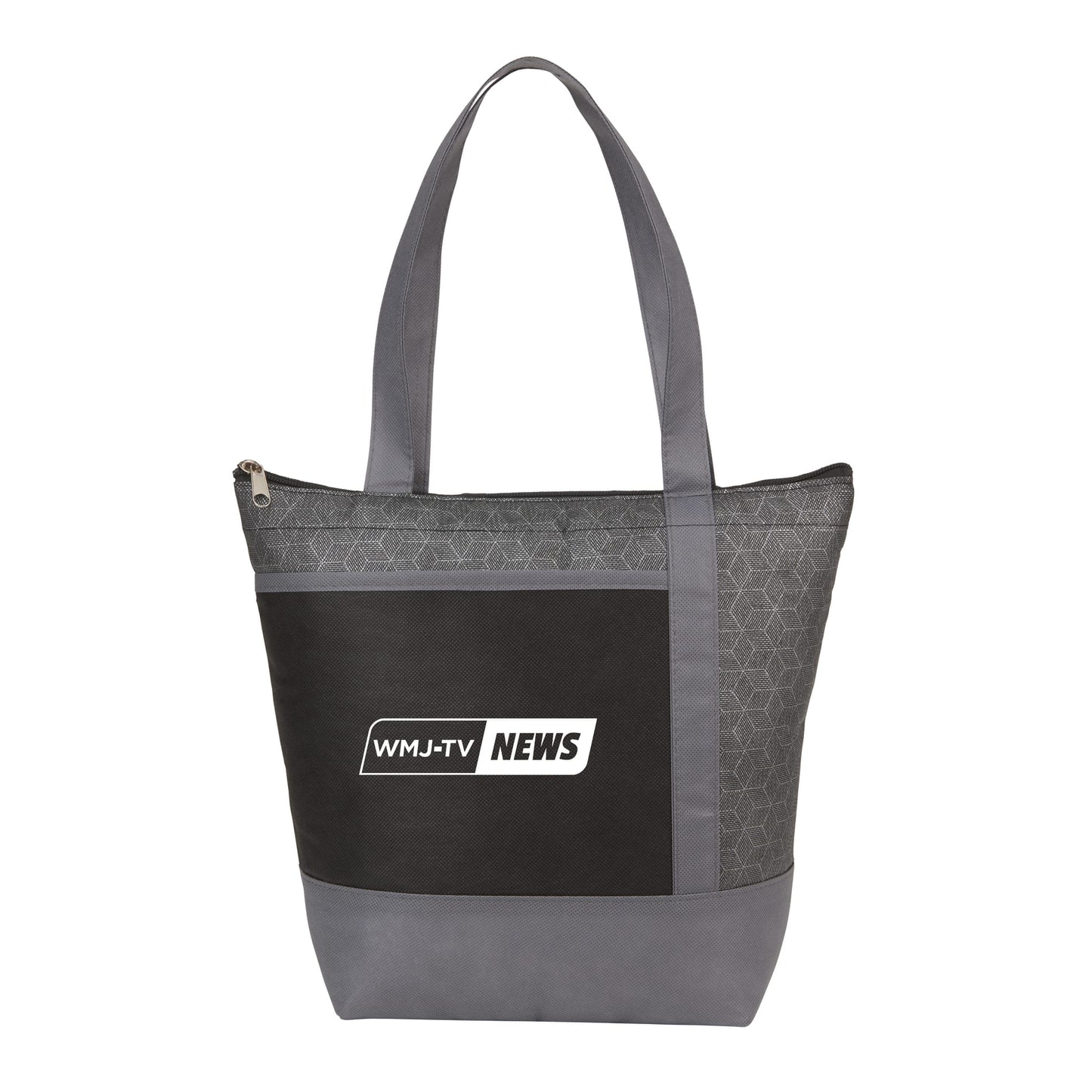 Chrome Non - Woven 9 Can Lunch Cooler - Etchified - Etchified - SM-5819RYL