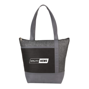 Chrome Non - Woven 9 Can Lunch Cooler - Etchified - Etchified - SM-5819RYL