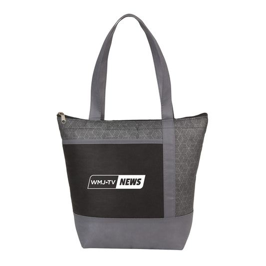 Chrome Non - Woven 9 Can Lunch Cooler - Etchified - Etchified - SM-5819RYL
