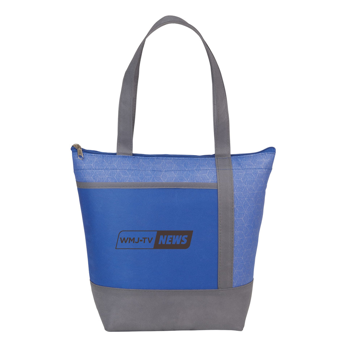 Chrome Non - Woven 9 Can Lunch Cooler - Etchified - Etchified - SM-5819RYL