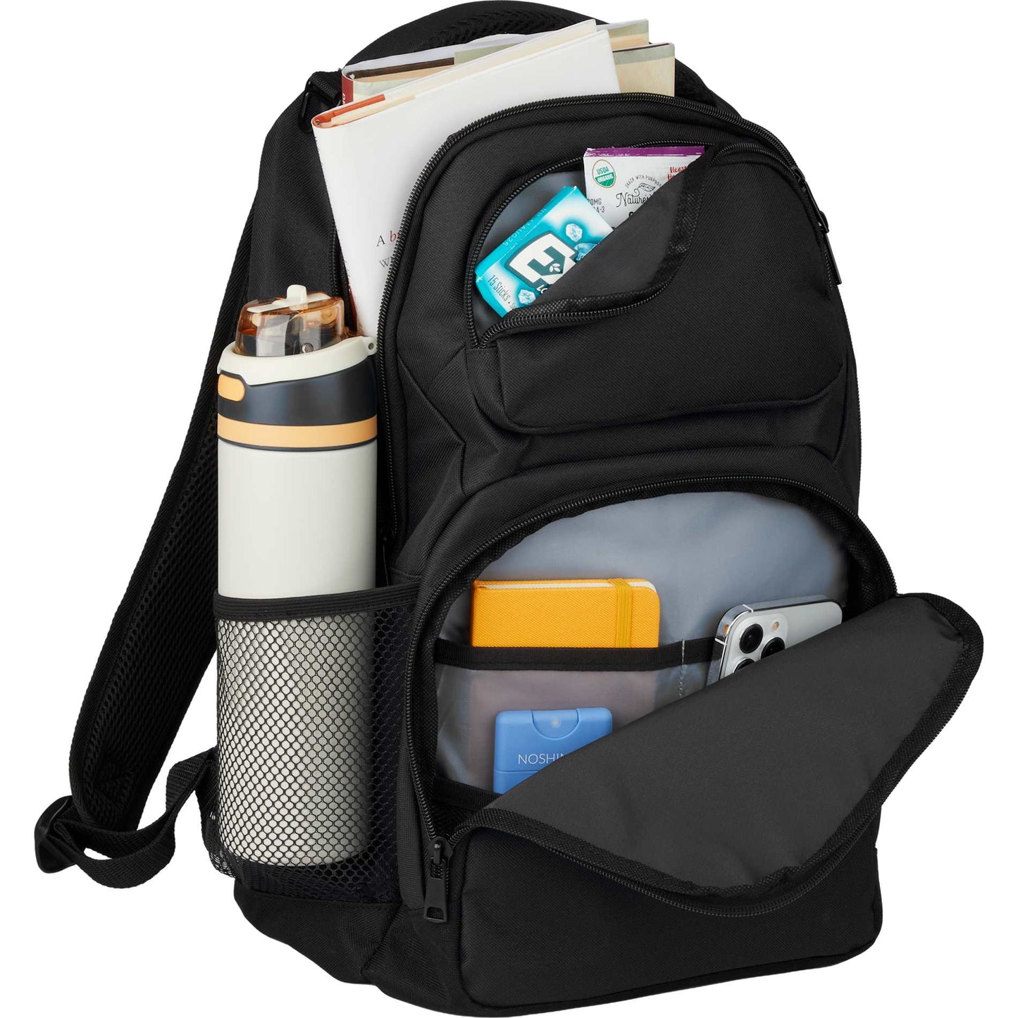 Commander Recycled 16" Computer Backpack - Etchified - Etchified - 9898-25CA