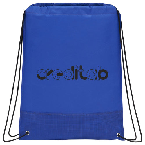 Crossweave Heat Sealed Drawstring Bag - Etchified - Etchified - SM-5892RYL