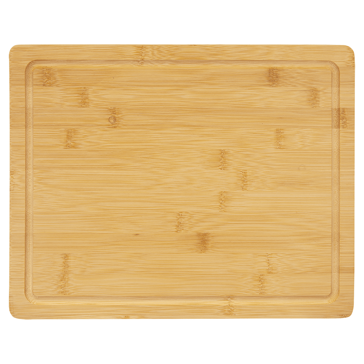 Custom Bamboo Cutting Board with Drip Ring with Laser Engraved Logo - Etchified - GearOne - GFT443