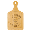 Custom Bamboo Paddle Cutting Boards with Vertical Laser Engraved Logo - Etchified - GearOne - GFT441