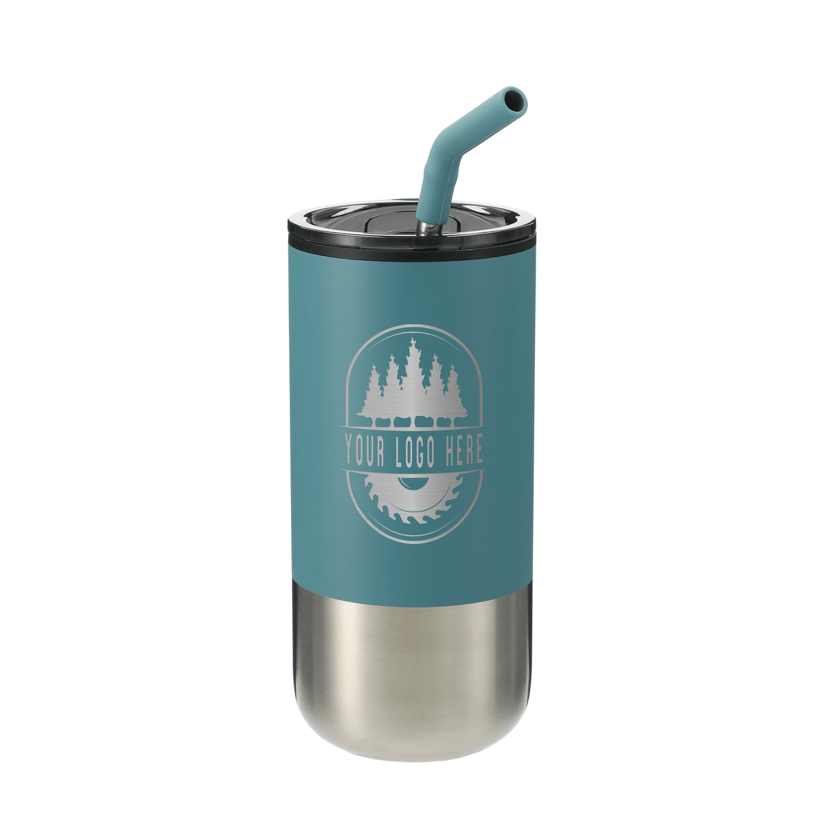 Custom Lagom 16 oz Straw Tumbler with Laser Engraving - Etchified-etchified-SM-6908RVGR