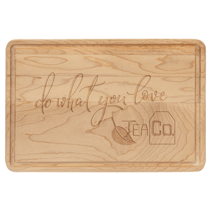 Custom Maple Cutting Board with Drip Ring with Laser Engraved Logo - Etchified - GearOne - GFT481