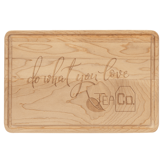 Custom Maple Cutting Board with Drip Ring with Laser Engraved Logo - Etchified - GearOne - GFT481