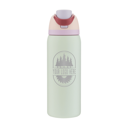 Custom Owala FreeSip 32oz with Laser Engraving - Etchified-Owala®-79404-G-79405