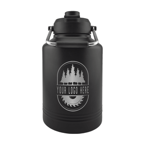 Custom Polar Camel® 128 oz Vacuum Insulated Jug with Chug Lid and Handle - Etchified-Polar Camel®-LGR644