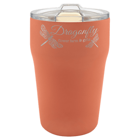 Custom Polar Camel® 13 oz Ceramic Lined Stackable Tumbler with Slider Lid - Etchified-Polar Camel®-LTM6508