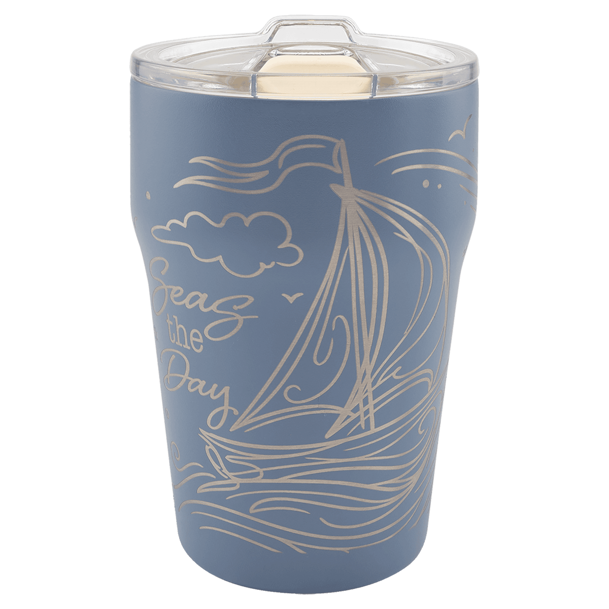 Custom Polar Camel® 13 oz Ceramic Lined Stackable Tumbler with Slider Lid - Etchified-Polar Camel®-LTM6508