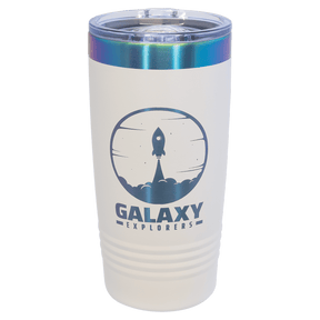 Custom Polar Camel® 20 oz Prismatic Effect ION - Plated Tumbler with Slider Lid - Etchified - Polar Camel - LTM7295