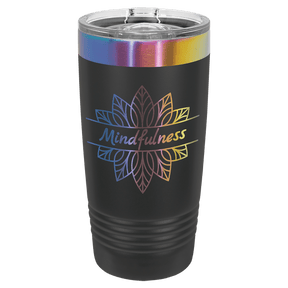 Custom Polar Camel® 20 oz Prismatic Effect ION - Plated Tumbler with Slider Lid - Etchified - Polar Camel - LTM7295