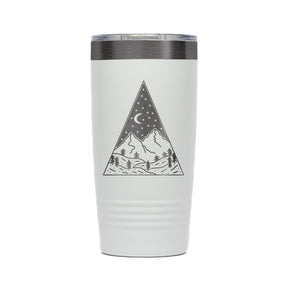 Custom Polar Camel® 20oz Ghost Black ION - Plated Tumbler with Slider Lid - Etchified - Polar Camel - LTM7280