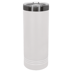 Custom Polar Camel® 22 oz. Ghost Black ION - Plated Skinny Tumbler with Slider Lid - Etchified - Polar Camel - LTM7030