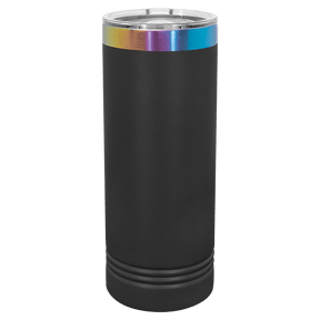 Custom Polar Camel® 22 oz. Prismatic Effect ION - Plated Skinny Tumbler with Slider Lid - Etchified - Polar Camel - LTM7066