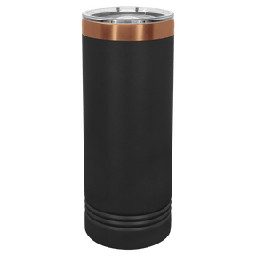 Custom Polar Camel® 22 oz. Rose Gold ION - Plated Skinny Tumbler with Slider Lid - Etchified - Polar Camel - LTM7050