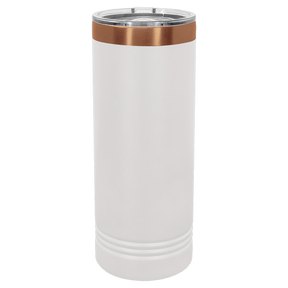 Custom Polar Camel® 22 oz. Rose Gold ION - Plated Skinny Tumbler with Slider Lid - Etchified - Polar Camel - LTM7050