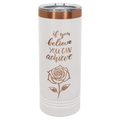 Custom Polar Camel® 22 oz. Rose Gold ION - Plated Skinny Tumbler with Slider Lid - Etchified - Polar Camel - LTM7051