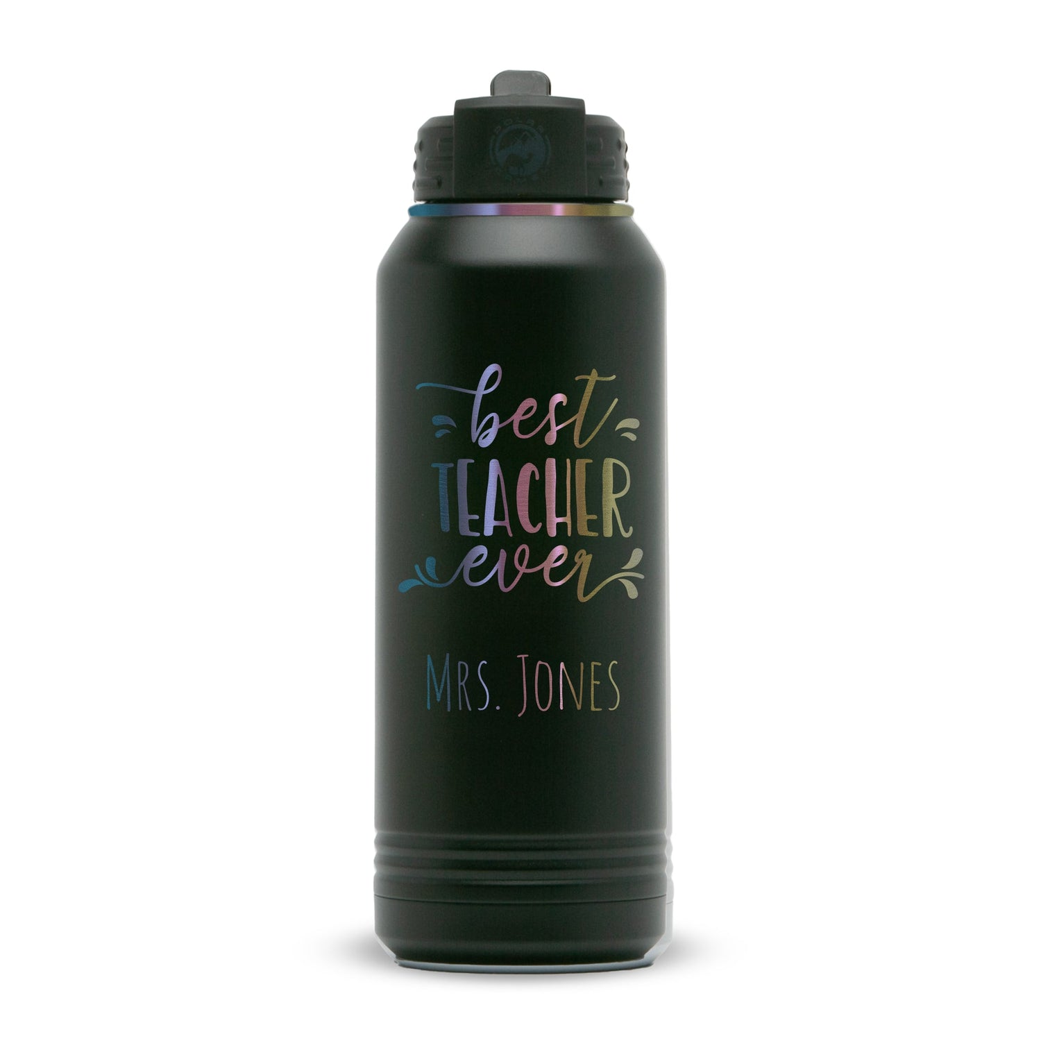 Custom Polar Camel® 32oz Prismatic Effect ION - Plated Water Bottle - Etchified - Polar Camel - LWB250
