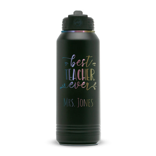 Custom Polar Camel® 32oz Prismatic Effect ION - Plated Water Bottle - Etchified - Polar Camel - LWB250
