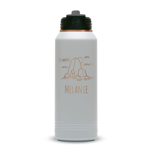Custom Polar Camel® 32oz Rose Gold ION - Plated Water Bottle - Etchified - Polar Camel - LWB241