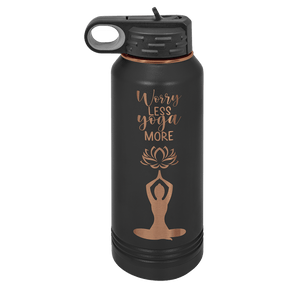 Custom Polar Camel® 32oz Rose Gold ION - Plated Water Bottle - Etchified - Polar Camel - LWB241