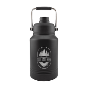 Custom Polar Camel® 64 oz Vacuum Insulated Jug with Chug Lid and Handle - Etchified-Polar Camel®-LGR643
