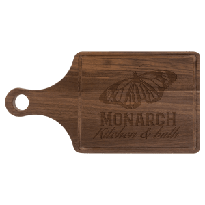 Custom Walnut Cutting Board with Drip Ring with Laser Engraved Logo - Etchified - Etchified - GFT492