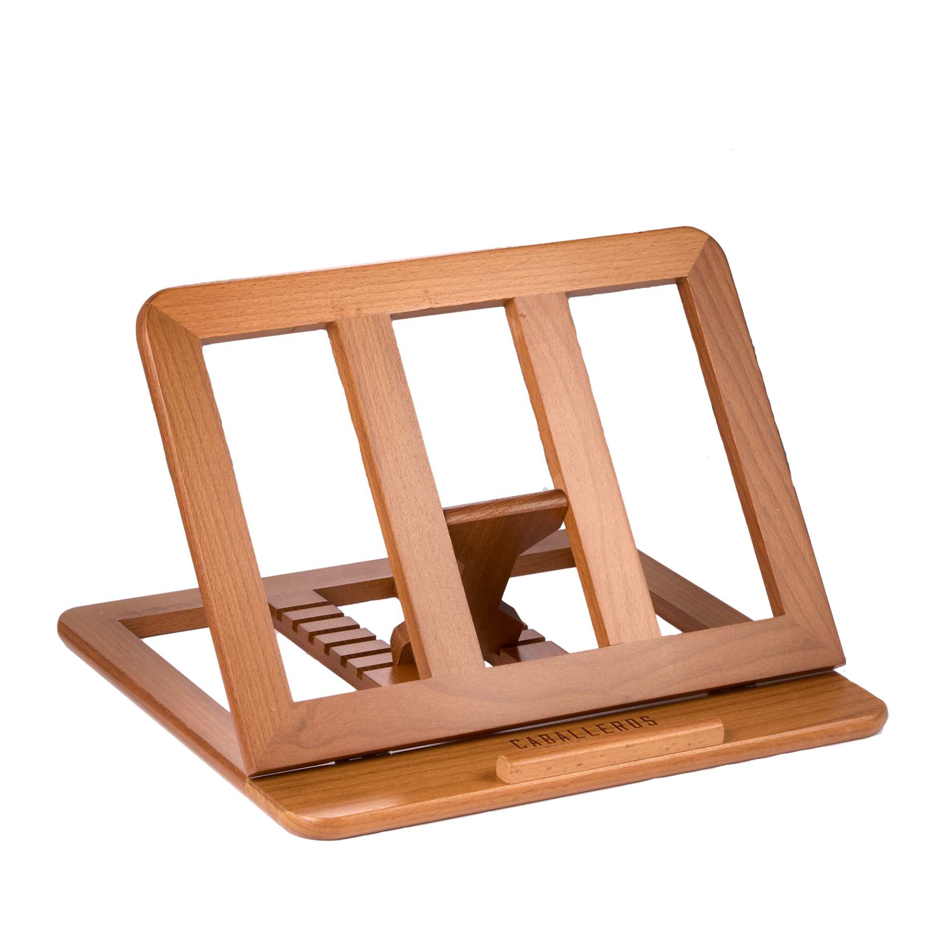 Desk Sense FSC® 100% Wood Laptop Stand - Etchified - Etchified - 7142-64WD