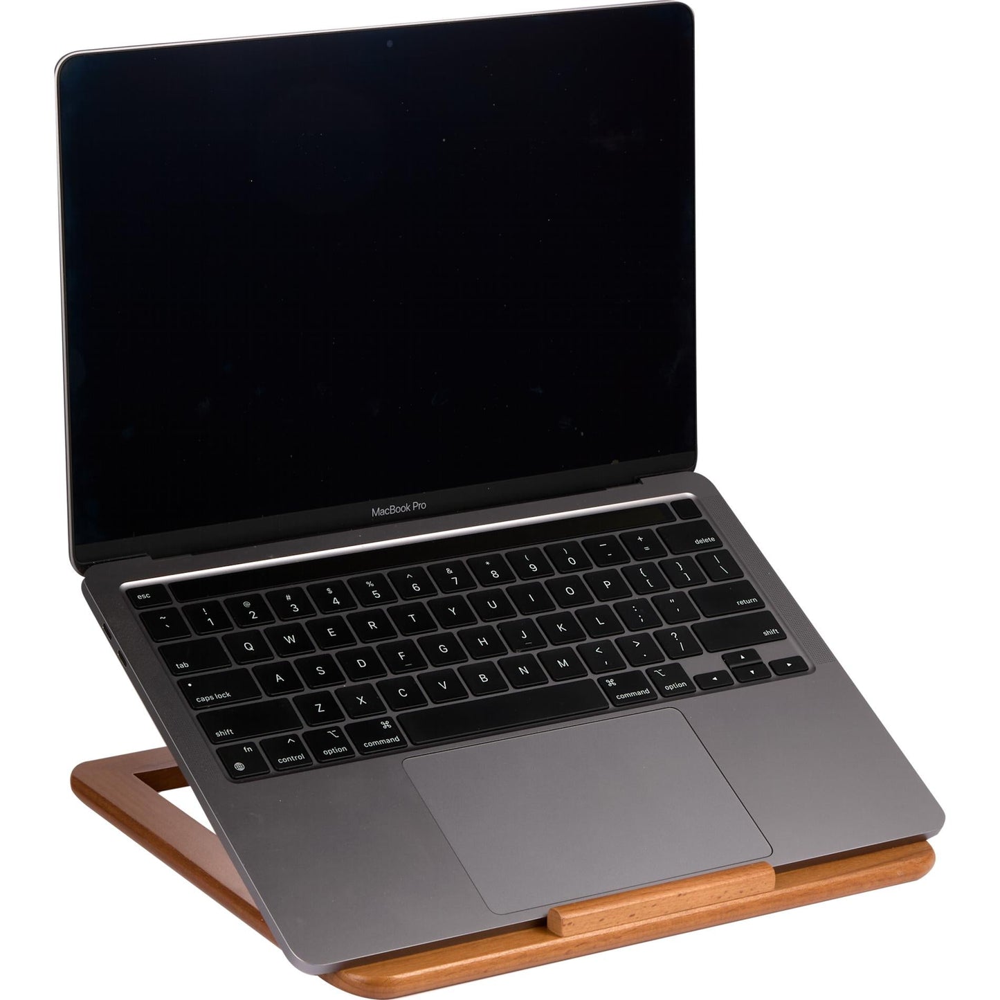 Desk Sense FSC® 100% Wood Laptop Stand - Etchified - Etchified - 7142-64WD