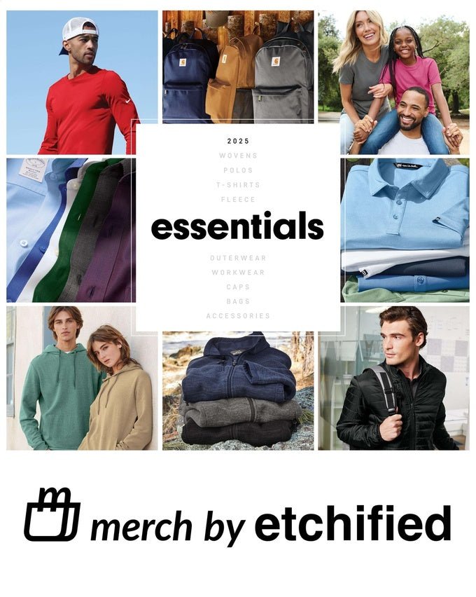 Digital Catalog - Merch by Etchified Essentials Apparel Bags and Caps 2025 - Etchified - etchified™ - 